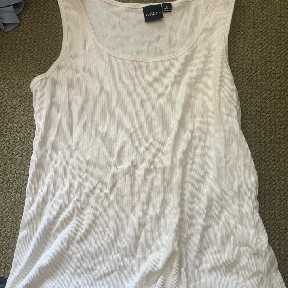 Sonoma Cream Tank Top